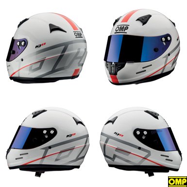 KJ8 エボ(KJ8 EVO)【CMR2016適合】フルフェイスカートヘルメット - OMP 