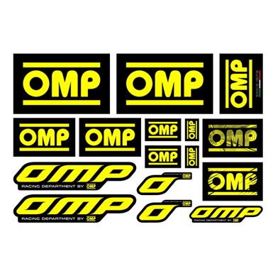 ＯＭＰ ステッカーセット(OMP sticker SET) Assorted - OMP オーエムピー 通販専門店 || レーシング スーツ・グローブ・シューズ・シート