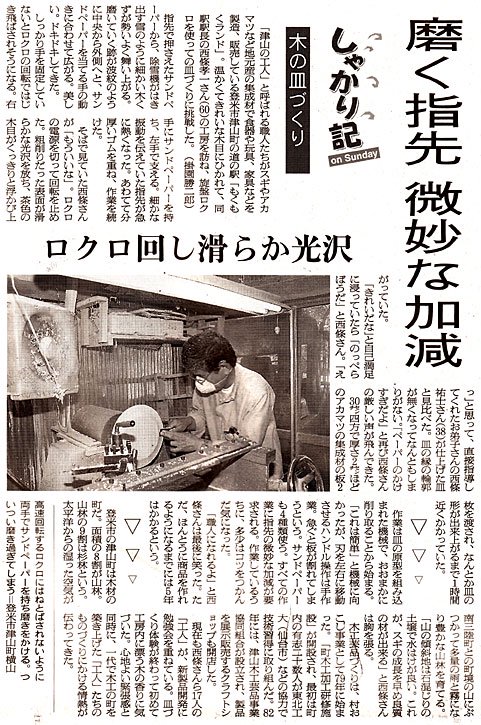 2009年6月21日朝日新聞掲載記事