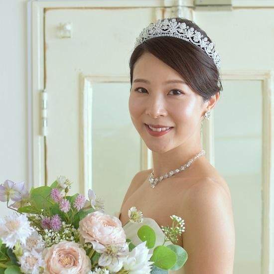 Ivory&Co. Alexandra アレクサンドラティアラ 結婚式ティアラ-