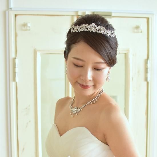 選べる２個セット 【Ivory\u0026Co.】ティアラchristiana 結婚式