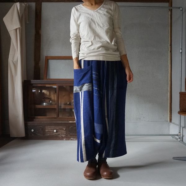 tamaki niime】タルーンパンツロング(Only one tarun pants lon)TPL