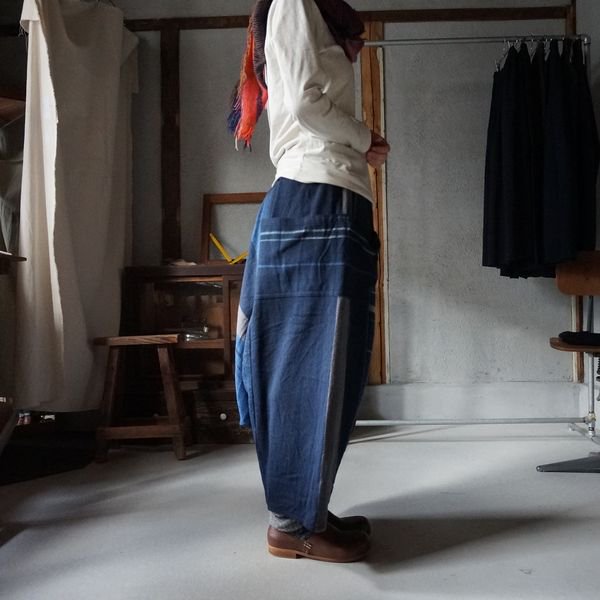 超歓迎された 新品 tamaki niime tarun pants L NG ブラウン系 FREE