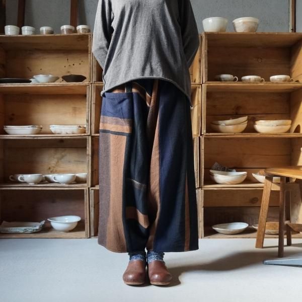 tamaki niime タマキニイメ tarun pants ウール LONG 注目の福袋を