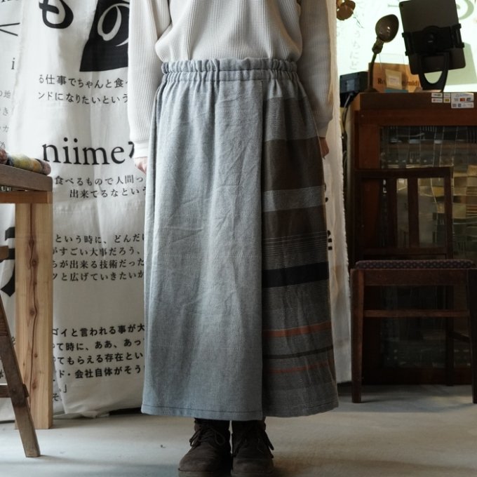 【tamaki niime】ウール ポワンスカート short