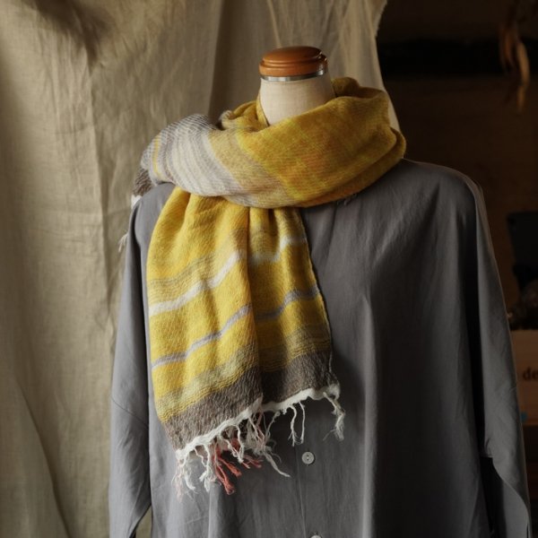 tamaki niime roots shawl bigタマキニイメ ショール+nuenza.com