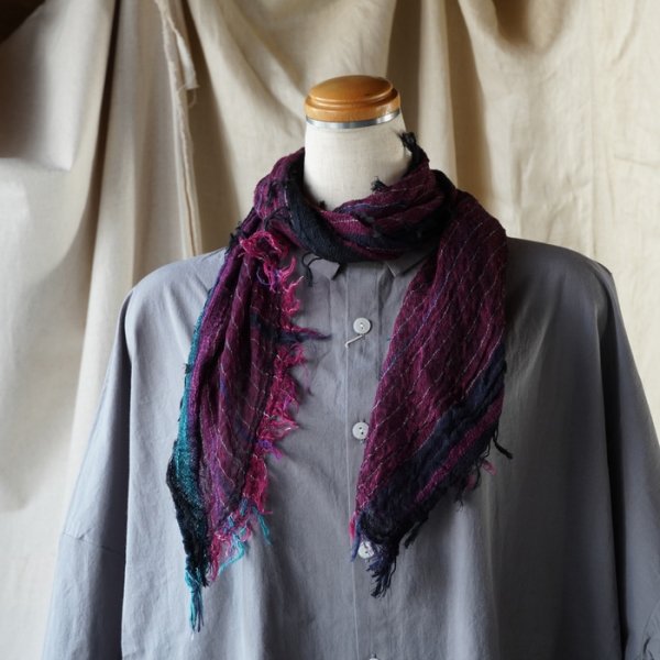 tamaki niime】コットンショールS(roots shawl small)CS