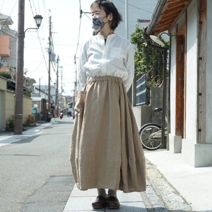 【ルポデミディ】mii リネンコクーンスカート　201【レディース】