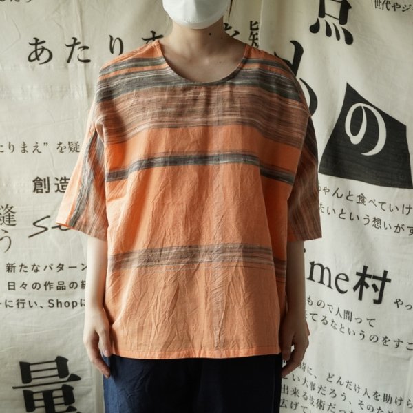 tamaki niime】コットン fuwa-T half sleeves 0