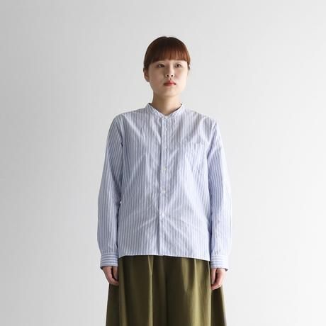 HUIS.】005 オーガニックコットンバンドカラーシャツ
