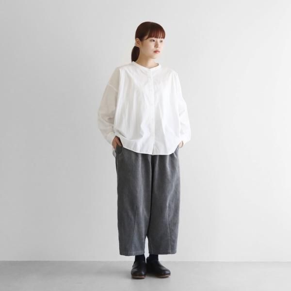 HUIS.】506 シャトルコーデュロイバルーンパンツ（太畝・グレー