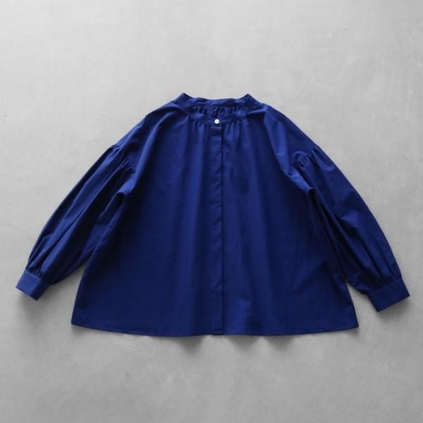 HUIS.】U106綿ウールタイプライタークロスバルーンスリーブ