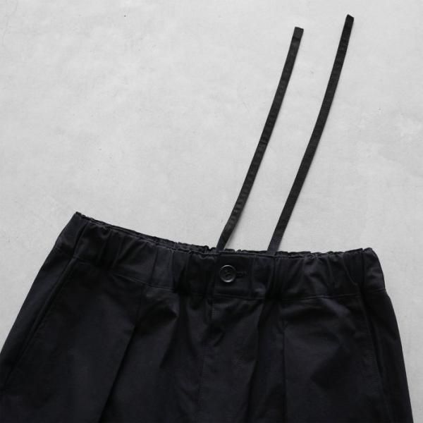 huis 512-H08-09バフクロス セミワイドパンツ ブラック バフクロスセミワイドパンツ 512をリリースしました／ – HUIS