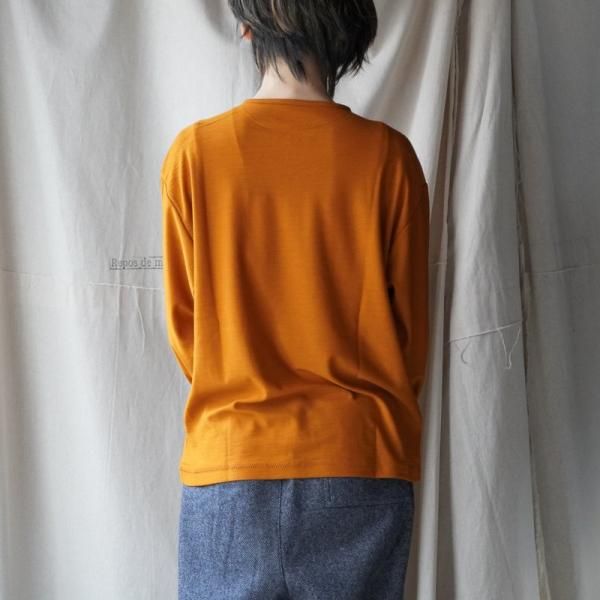 未使用　新見本工場/尾州織物　ひつじTシャツ　ロング　3 未使用 新見本工場/尾州織物 ひつじTシャツ ロング 3 新見本工場】