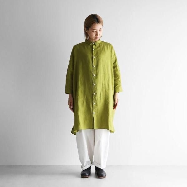 HUIS. シャトルリネンロングシャツ シャトルリネンロングシャツ【ユニセックス】004をリリースしま