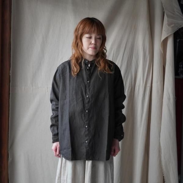 MITTAN 大麻シャツ3 美品 size3 柿渋×墨 大麻シャツ 3 (草木濃染) 柿渋×墨 / MITTAN通販 ミッタン