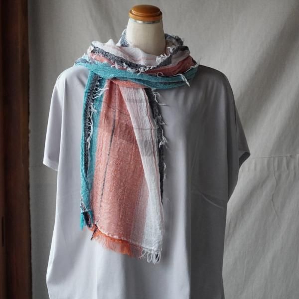 roots shawl MIDDLE cotton｜tamaki niime 玉木新雌