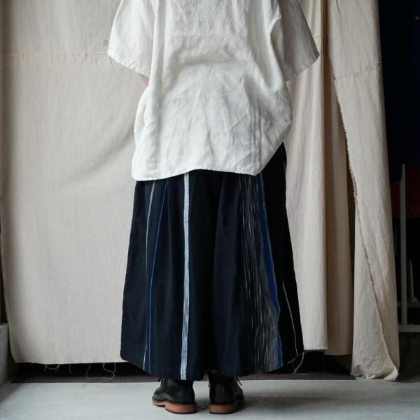 tamaki niime】コットン ワイドパンツ pocket short