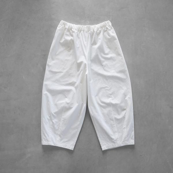 HUISバルーンパンツ506白 バフクロスバルーンパンツ（ホワイト）【ユニセックス】506