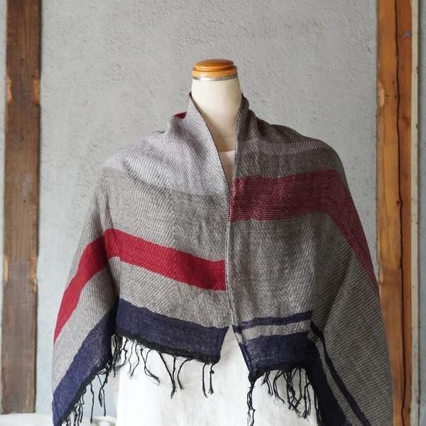 tamaki niime】ウールショールS