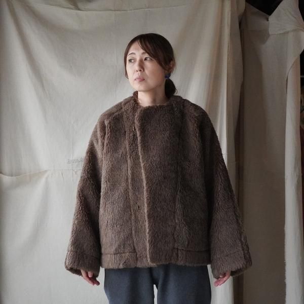 MITTAN】JK-61 ウールアルパカボアジャケット