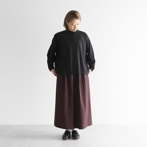 HUIS.】505 綿ウールタイプライタークロススカートパンツ