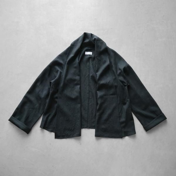 ★【HUIS.】702 ウォッシャブルウールカーディガン(ダークグリーン)【ユニセックス】▽