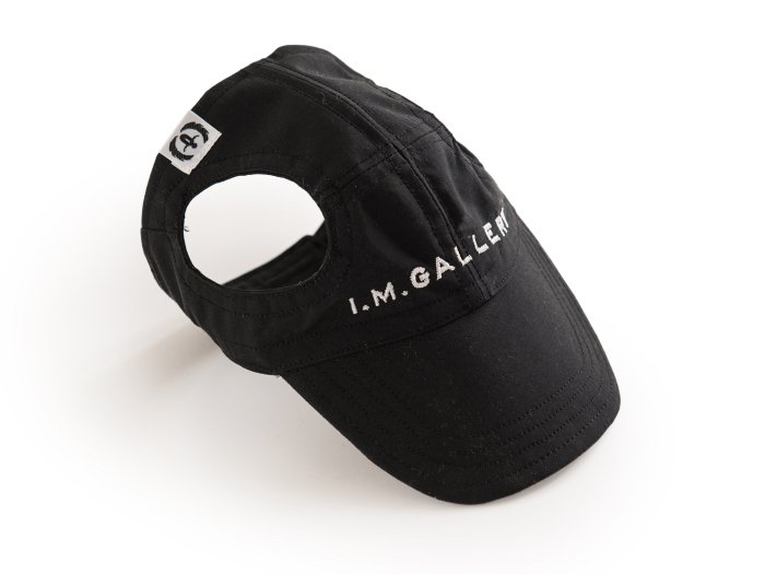 【在庫△は1月中旬のお届け】VALENCIA CAP (black) special - 犬の帽子のお店 I.M.GALLERY ONLINE SHOP