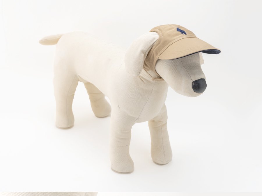 在庫△は6月中旬お届け】MARKING STANDARD CAP (beige) - 犬の帽子のお