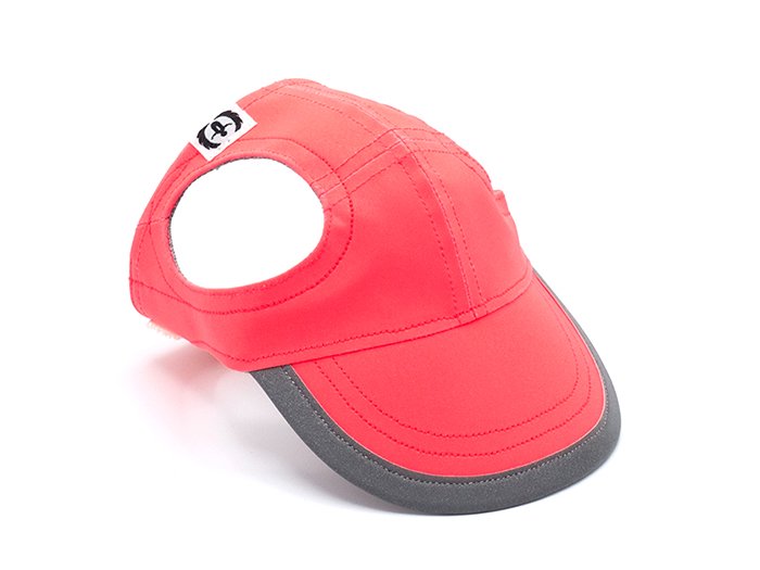 【在庫△は12月下旬お届け】NIGHT RUN CAP (pink orange) - 犬の帽子のお店 I.M.GALLERY ONLINE SHOP