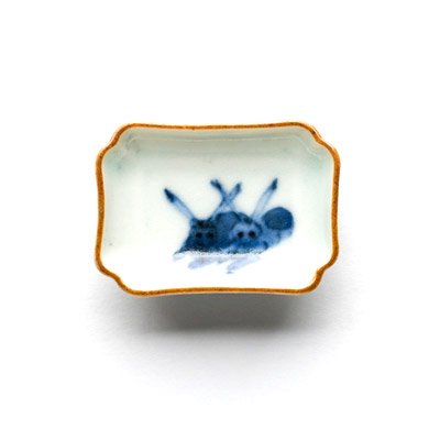 兎紋豆皿 - obidome | 帯留