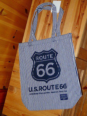 ROUTE66 TOTE BAG (ヒッコリー) AC-02D ルート66 トートバッグ