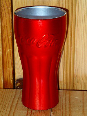 コーラ コカコーラ グラス フランス製 アメ雑 アメリカン雑貨 コークプレミアムジェヌイングラス（レッド） COKE PREMIUM GENUINE  GLASS 12.5oz PG-PR01 RED - アップルハウスカラーミー店