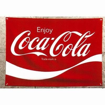 コカコーラ Coca-Cola COKE FABRIC SIGN (LOGO) PJ-FS01 ファブリック
