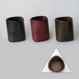 ダストボックスTwist2/三角柱をひねったブナコの製法が生み出した独特のフォルム 専用インナー付きで清潔にご使用できます。（3size/5colors）