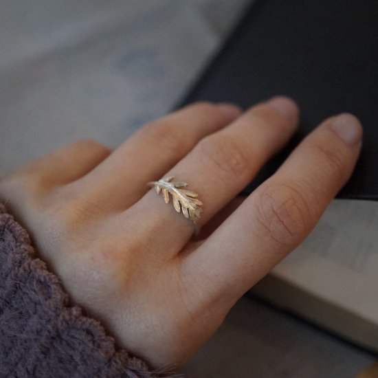 Daisy leaf ring　