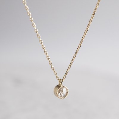 Diamond birthstone necklace