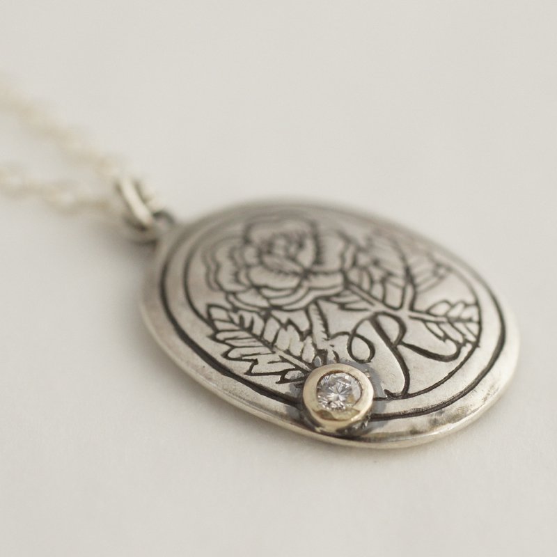 Initial necklace [R]