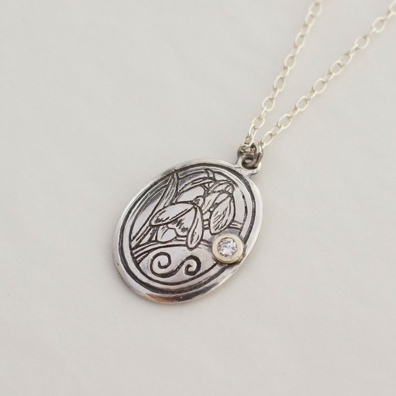 Initial necklace [S]