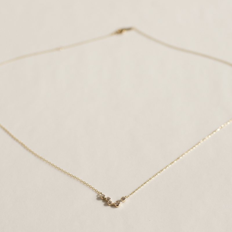Stardust 5 stones necklace 