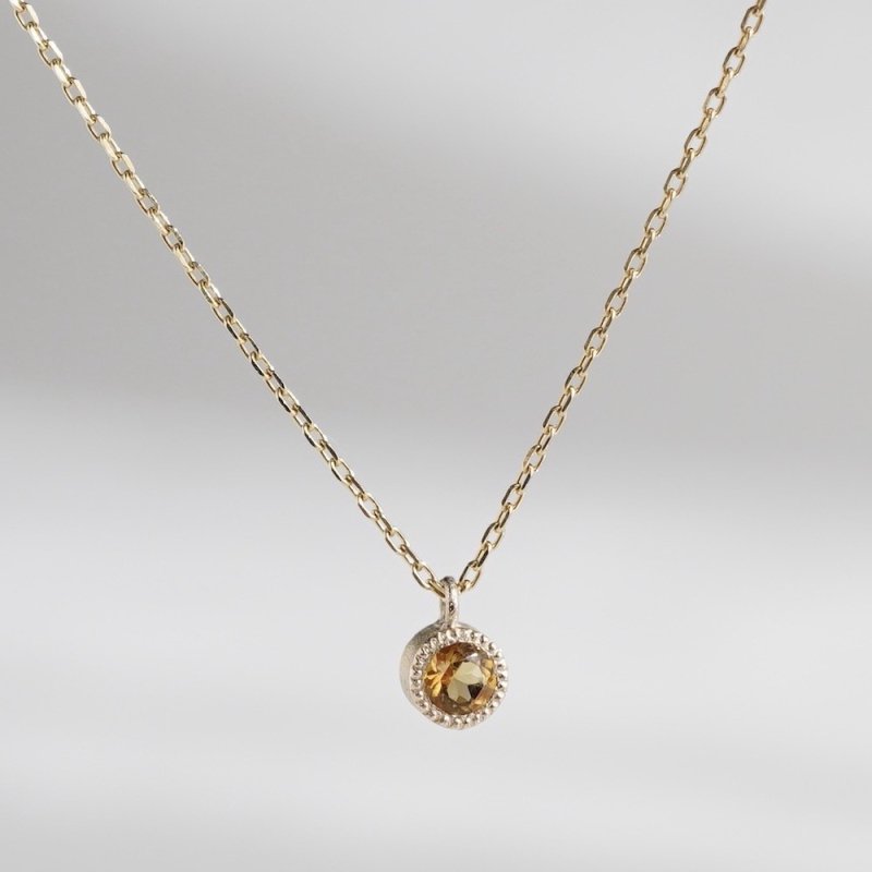 Citrine deals birthstone necklaces