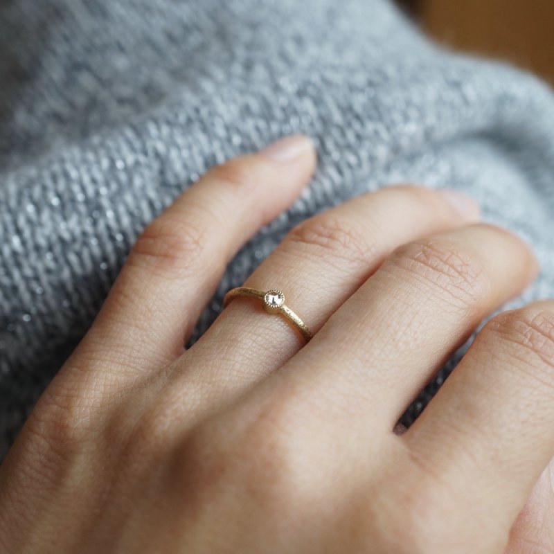 Morganite birthstone ring