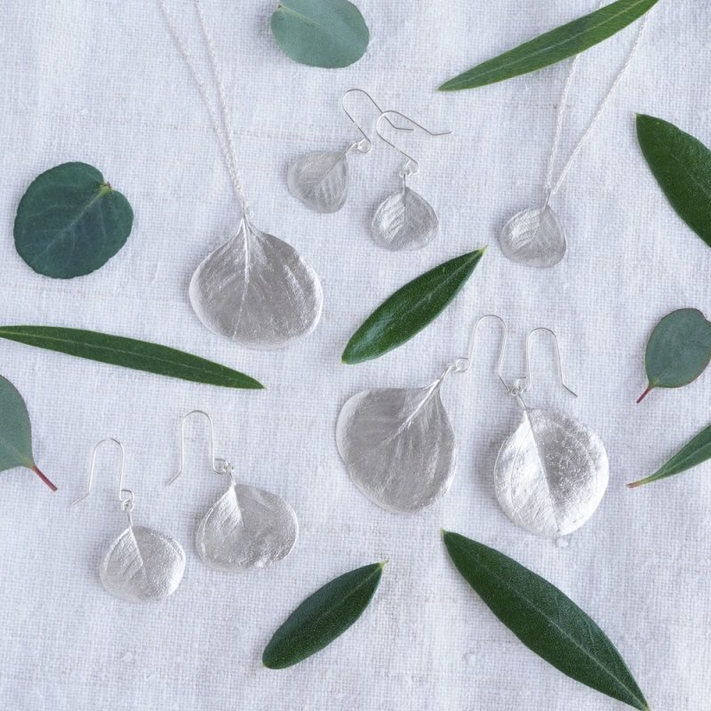 Eucalyptus small leaf necklace