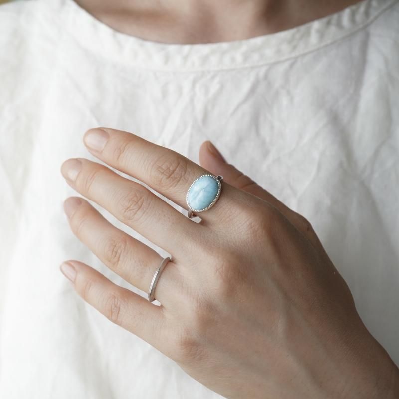 Larimar ring