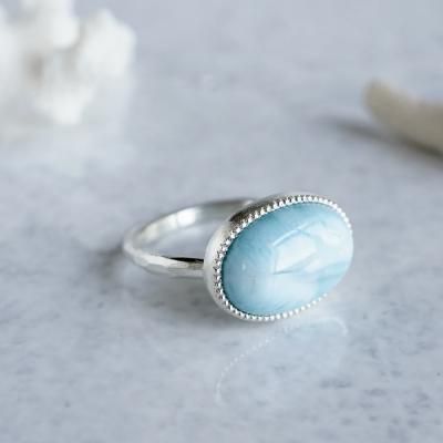 Larimar ring