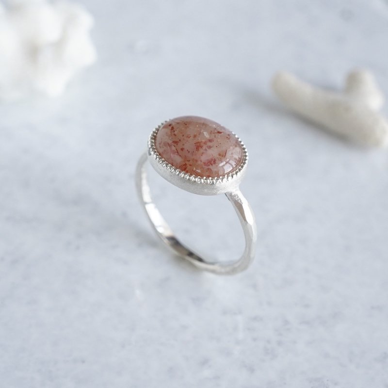 Sunstone ring