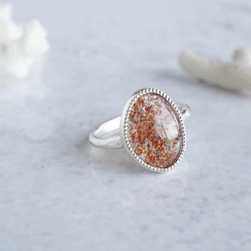 Sunstone ring