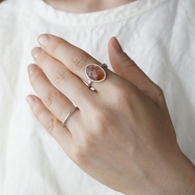 Sunstone ring