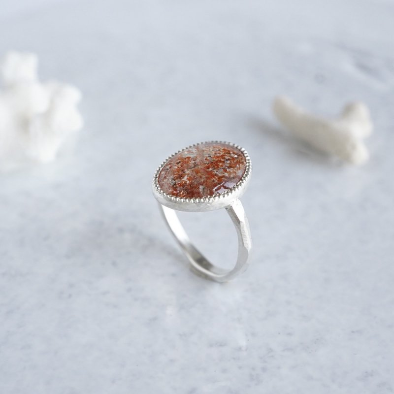 Sunstone ring