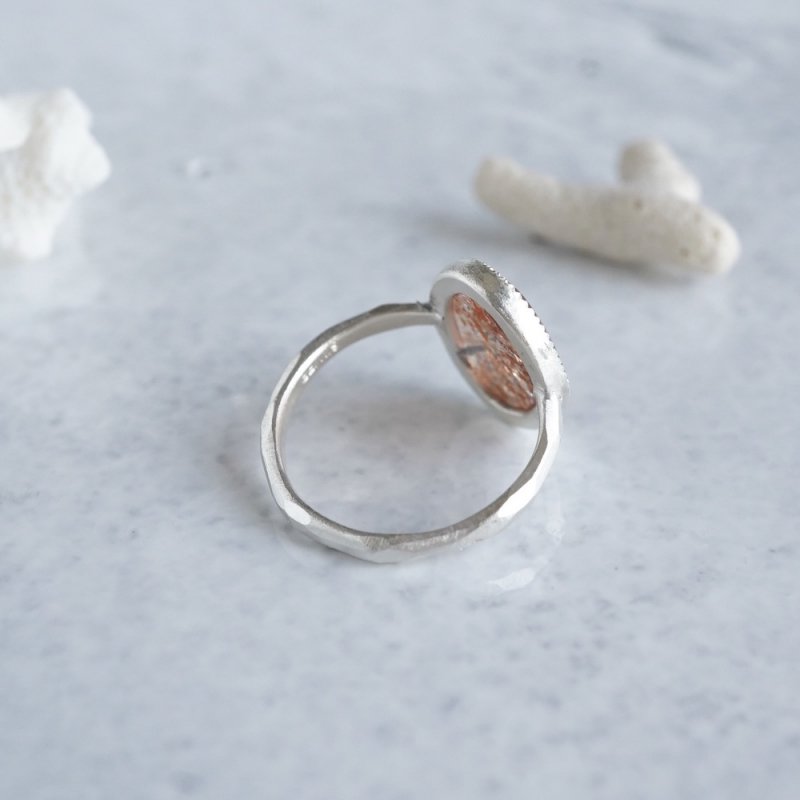 Sunstone ring